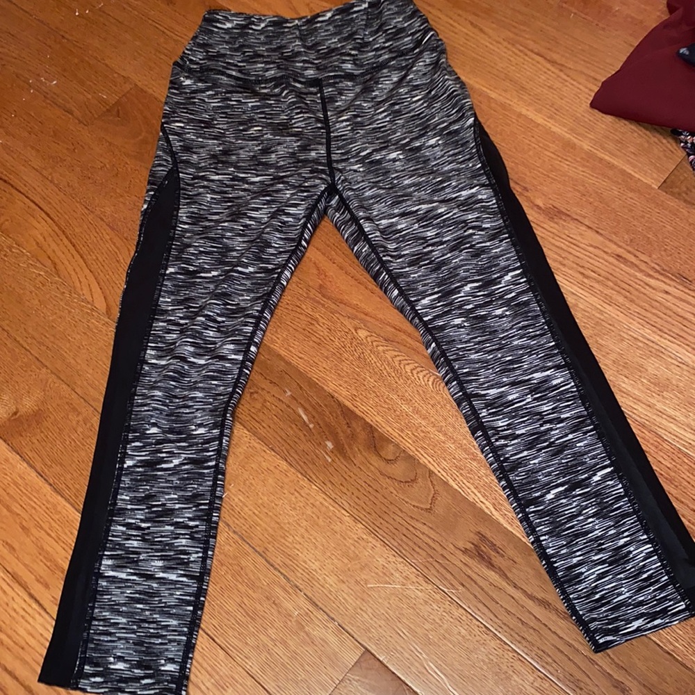 heathered workout leggings